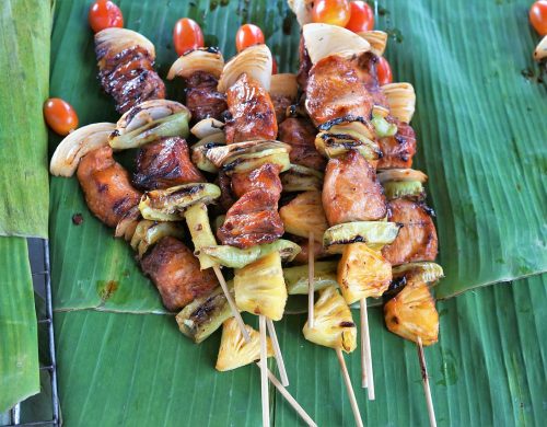 Spit Food Barbecue Kebab Gourmet